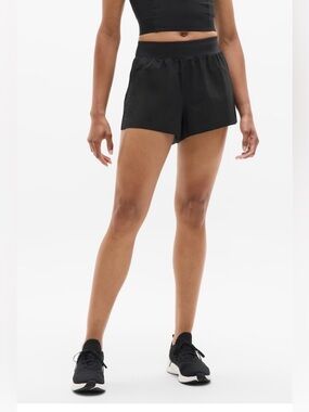 NWT-Athleta Black Fast Route Run Short, Medium